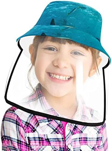 Zaštitni šešir za odrasle sa štitom za lice, ribar šešir protiv sunčeve kape, oči ručni mjesec sunčanog sunčanog