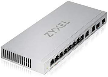 Zyxel 12-Port Multi-Gigabit Ethernet Unmanaged Switch | 2 x 2.5 G | 2 x 10G SFP+ Fiber | 8 x Gbe portovi | Plug & Play | desktop ili zidni | Ethernet razdjelnik XGS1010-12