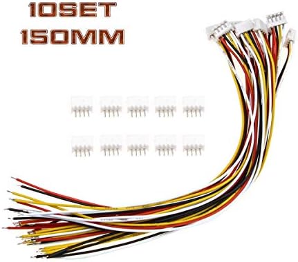 Ožičenje kola 10 kompleta konektor žičanog kabla od 150 mm DIY SH1. 0 JST 4-pinski elektronski linijski priključni