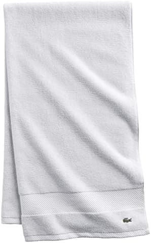 Lacoste Heritage Supima Pamučna ručnik za kupanje, Bijela, 30 x 54