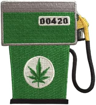 Lonac list kanabis korov ganja marihuana plinski hipi patch vezeni željezni primjenjivač za ruksake