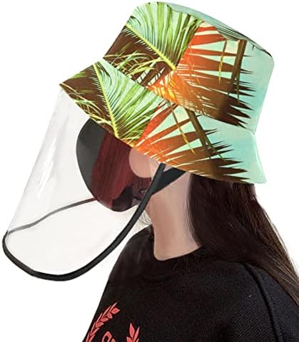 Zaštitni šešir za odrasle sa štitom za lice, ribarsko šešir protiv sunčeve kape, ostavlja