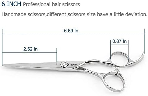 6-inčne makaze za rezanje kose i 5,75 inčne škare za tanjivanje kose Profesionalni škare za brijač