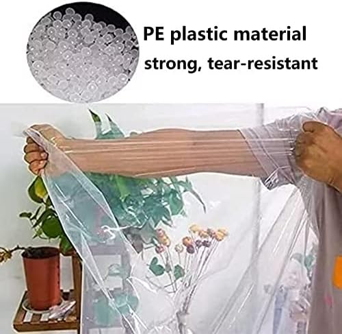 HSOQN prozirna Tarp vodootporna, čista cerišta cerada vodootporna, ojačana uglova sa grombotama, višenamjenski tarp