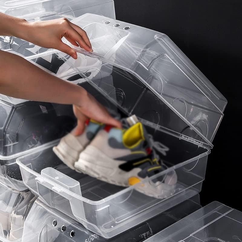SDFGH Prozirna kutija za obuću kutija za skladištenje kućišta plastična kutija za spremanje cipela za spremanje cipela