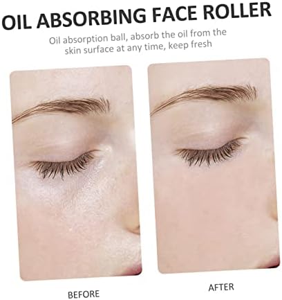 FOMIYES Rolling Volkanic Stone ulje-upijanje kugličnog ulja apsorbiranje valjka za lice masažeri alat za čišćenje lica alat za njegu kože lica alat za masažu lica valjak za masnu kožu dodatna oprema