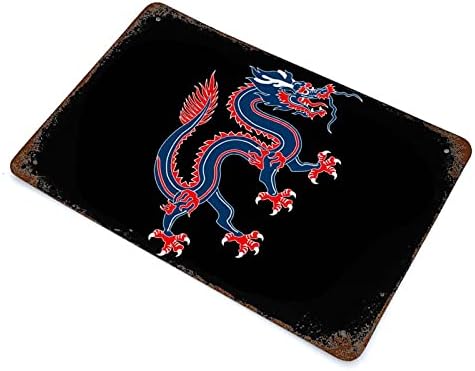 Kineski-dragon Metal Retro zid slike viseća slika sve Print plaketa Poster Iron Plate Art dekorativna Moda