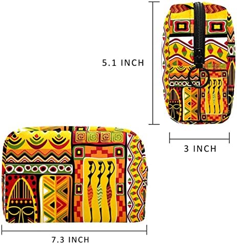 Mala šminkarska torba, patipne torbice Traveli kozmetički organizator za žene i djevojke, afrički obrasci etničke
