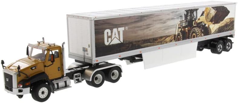 za Caterpillar CT660 dnevna kabina sa Muralnom prikolicom za suhi kombi 1/50 Diecast kamion