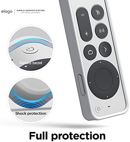 Elago R4 Retro Case kompatibilan sa 2022 Apple TV 4K Siri Remote 3. generacije, kompatibilan sa 2021 Apple TV Siri Remote 2nd Gen - Klasični dizajn kontrolera [nefunkcionalan], zaštitni