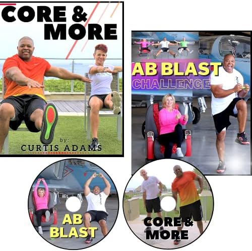 Ab Blast Vježba DVD za starije & amp; početnici - Trim struk - dobiti energiju & jači - mali uticaj - ne podu vježbe za starije Fitness za starije DVD, stolica vježbe za starije za vaše jezgro.