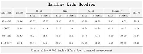 Hanilav Unisex Boy Girl 3D Print Graphic Dukseri Pulover Dječje dukseve 6-16y
