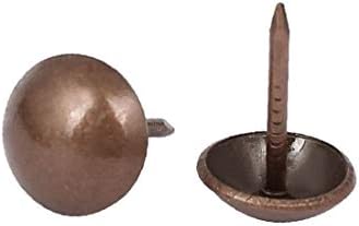 X-DREE 7/16-inčni Dia Iron Round Dome Head renovation thumb Tack Nail Copper Tone 100kom(7/16-pulgada