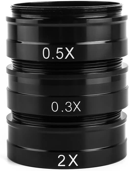 Oprema za mikroskope 0,75 X / 0,3 X / 2X / 0,5 X Objective Glass Lens WD165 za 180x 130x Zoom