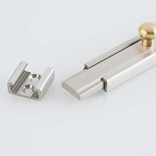 Alise Slide vijak zasuna za latchelje za sigurnosne vrata, zaključavanje MCX6004-LS od četkica od nehrđajućeg čelika