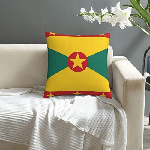 Grenada zastava SOFT udobna dvostrana plišana jastučna futrola sa jakom domaćem praktičnošću 18 x 18 u