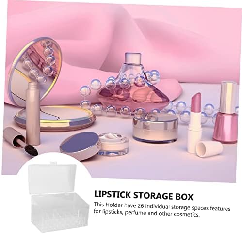 Cabilock box palica za pohranu Makeup Organizator Nakit Lackere Chapstick kontejneri za usne za usne za usne