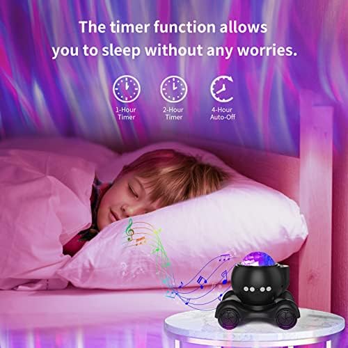 ENOKIK Aurora projektor, Galaxy projektor za spavaću sobu ugrađeni Bluetooth zvučnik, projektor noćnog