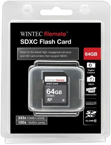 64GB Klasa 10 SDXC memorijska kartica velike brzine 50MB/SEC.za Sony HDR-TD10 Full HD 3D DCR-SX65 / B kamkordere. Savršeno za brzo kontinuirano snimanje i snimanje u HD-u. Dolazi sa Hot Deals 4 manje sve u jednom čitač okretnih USB kartica i.