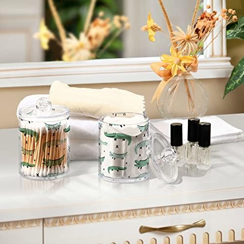 Slatki krokodili pamučni držač kupaonica posude za kupatilo sa poklopcem set pamučni kuglični jastučni
