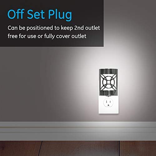 GE CoverLite LED, Plug-in, Dusk-to-Dawn senzor, dekorativno noćno svjetlo, idealno za život, trpezarija,