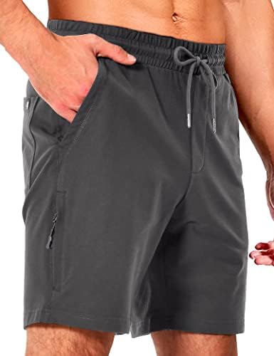 PIONEER kamp znojne šorc za muškarce 7 Inseam pamučne atletske ležerne kratke hlače sa 4 džepa