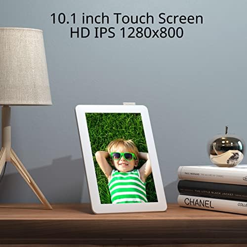 Digitalni okvir za slike WiFi 10,1-inčni-pametni digitalni okvir za fotografije, 1280x800 HD IPS