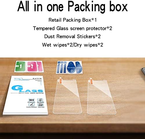 KATIN [2-Pack] za LG K30 / LG K10 2018 kaljeno staklo zaštitnik ekrana bez mjehurića, 9h tvrdoća, jednostavan za instaliranje