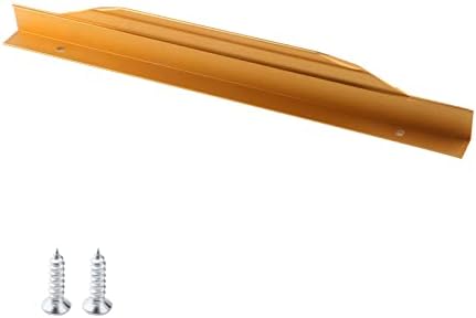 Semetall 4kom natrag Mount Finger Edge Pulls Gold, 250mm modernom stilu Finger Pull kabinet ručke za kuhinjski