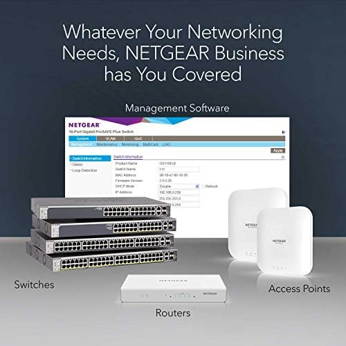 NETGEAR 24-Port Gigabit Ethernet Plus Switch-upravljani, Desktop ili Rackmount i ograničena doživotna