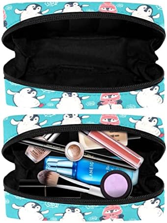 UNITESY šminke, slatki božićni pingvini uzorak kozmetička torba prijenosna tota Travel Travel
