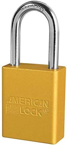 American Lock-A1106ylw Lockout lonac, KD, žuti, 1/4 in. Dia.