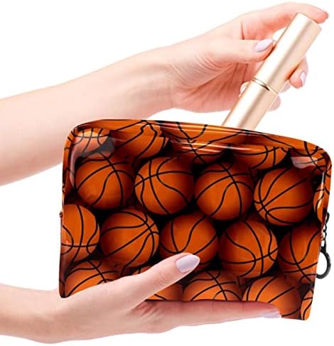 Tbouobt pokloni za muškarce Žene šminke torbe toaletna torbice Male kozmetičke torbe, košarkaški