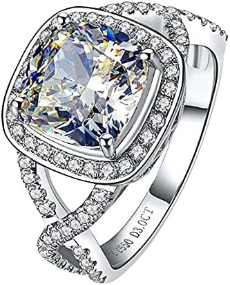 2023 Prsten za prstene veličine 59 Šarene žene nakit cirkon vjenčani prstenovi poklon bakreni