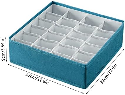 DBYLXMN LATTICE BATTE Sklopivi posteljina za pranje rublja 24 Završna kutija čarape za pohranu