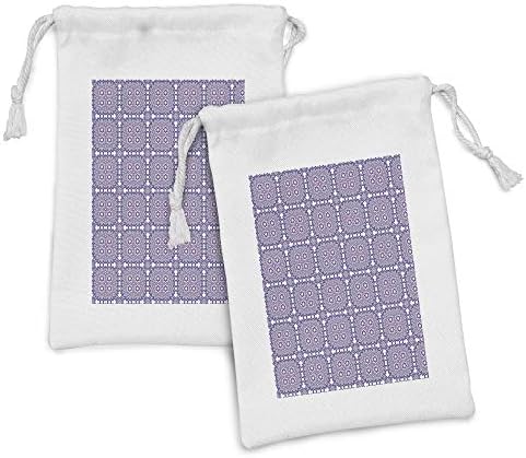 Ampesonne apstraktna torba za tkaninu 2, cvijeće nadahnute motivi ilustrirani na običnom pozadini, malu