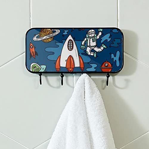 Lyetny ručnik držač za ručnik za ručnik u kupaonici Decor Cathrobe Robe kaput odjeća astronaut svemirski brod Alien Planet Rocket CACKEL HANGER Organizer