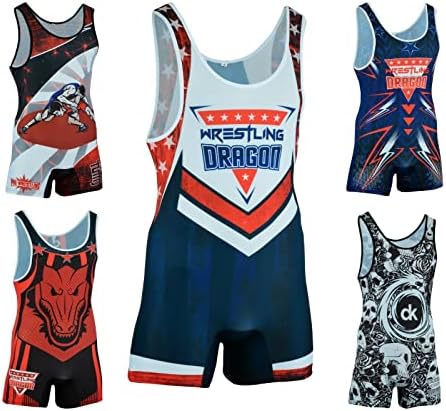 Dragon Muški hrvanje singl Powerlifting singlet Boys Sports UniFrom odrasli i dječji bodysuit