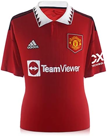 Ekskluzivna memorabilija Bruno Fernandes potpisao je Manchester United 2022-23 Soccer Jersey. Deluxe