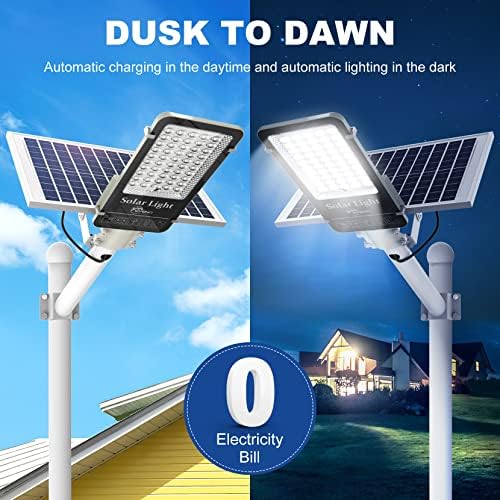 Wywna 2pack solarna ulična ulična svjetla