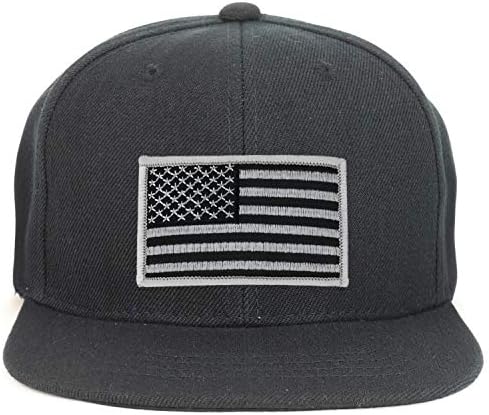 ArmyCrew Omladinska kiselina siva američka zastava zakrpa ravna novčanica za bejzbol kapa