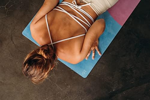 Yoga DESIGN LAB | putna prostirka za jogu | prostirka za jogu 2 u 1+peškir | lagan, sklopiv, Eko