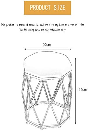 Komoda osmougaona stolica,udobna tkanina i gusto gvožđe moderan dom Meki umivaonik niska stolica, sa 100 kg