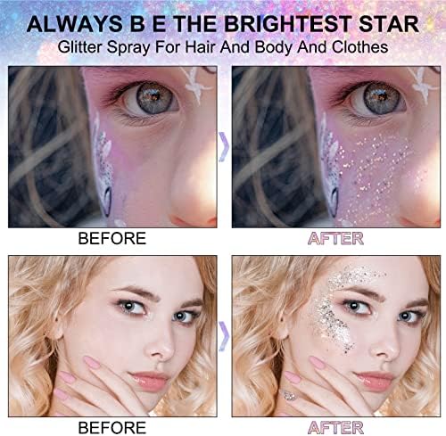 Spulani sjaj za usne Blitter Glitter Gel Face Body Up Glitter gel performanse šminkeri šminke od sjaja Gel Glitter
