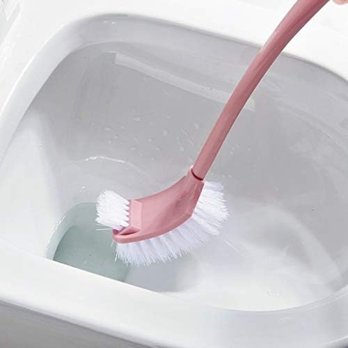 CDYD ružičasta kućišta za toaletni četkica, kreativna kupaonica toalet četkica dugačka četkica