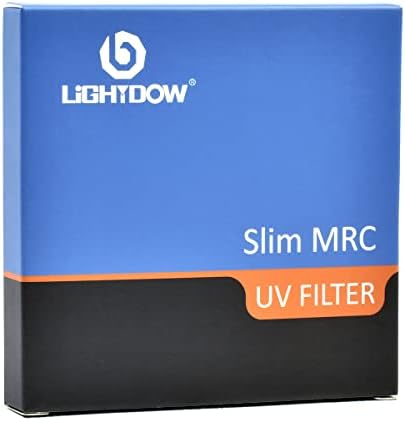 Lightdow MRC UV Filter zaštitni Schott optičko staklo Ultra-Thin Slim sa višeslojnim filterima za zaštitna sočiva za Canon Nikon Sony DSLR objektiv kamere