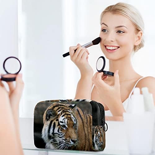 Viseća turistička toaletska torba, prenosivi organizator šminke, kozmetički držač za set četkica, tigra