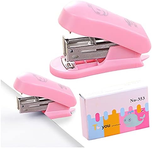 Office Set Stapler Binding STAPLER MINI MINI STAPLES Male korisne uredske i zanatske i materijale za devojke