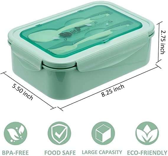 Bento kutije za odrasle - U1000 ML Bento kutija za ručak za djecu za djecu-izdržljiva savršena veličina