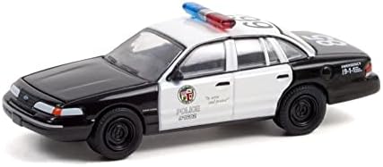LAPD 1992 Ford Crown Victoria policijski presretač, pogon-zeleno svjetlo 44930d / 48-1/64 Diecast Car